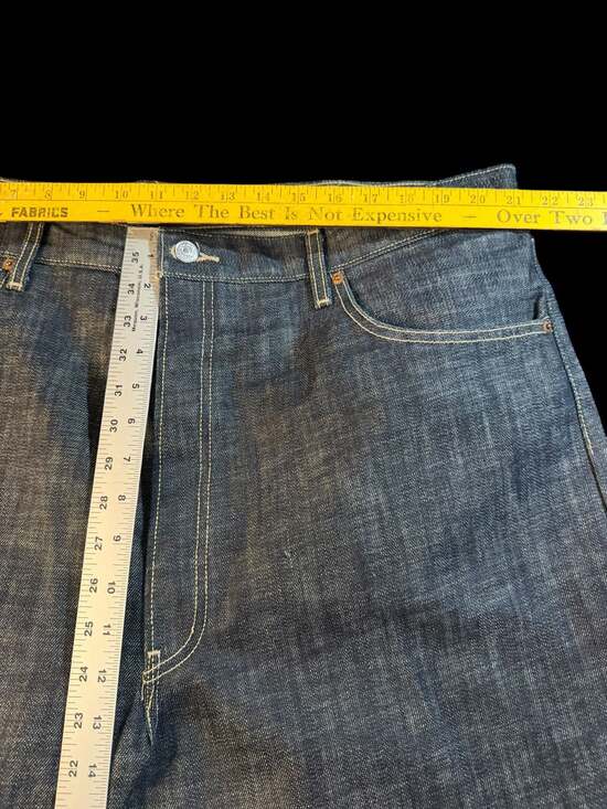 NWT Levi’s 501 Button Fly Straight Jeans W42x30 Oversized Boyfriend Fit - Picture 14 of 14